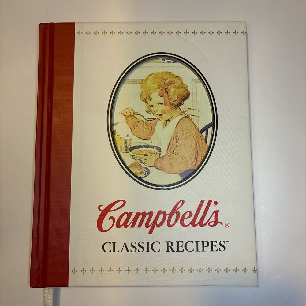 VTG 2000 Campbell’s‎ Soup Classic Recipes Hardcover Book